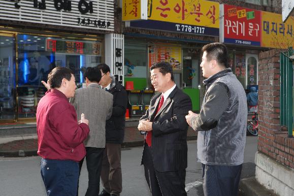 황성동 교통사고 위험지역 방문