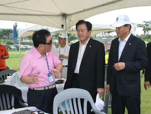 2010화랑대기전국초등학교유소년축구대회격려방문