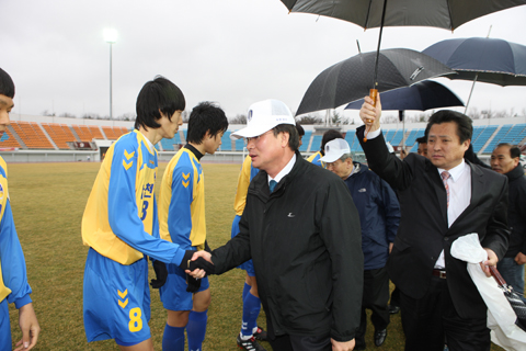 제38회문화체육관광부장관기전국고교축구대회격려