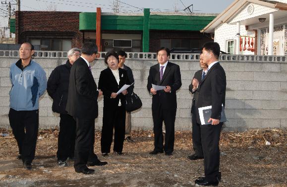 김유신장군 기간지주(비지정문화재) 현장 방문