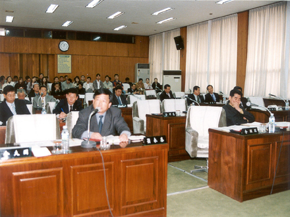 경주대학교 행정학과 학생 일행 본회의 방청