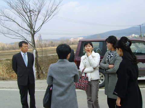 보문 서라벌초등학교 인근 펜션단지 민원 관련 현장 확인