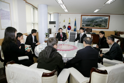 경주시장애인단체협의회장 일행 방문