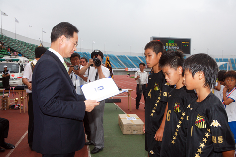 2009화랑대기전국초등학교축구대회시상식