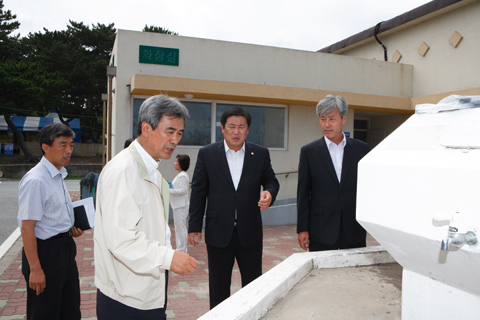 해수욕장식수대점검