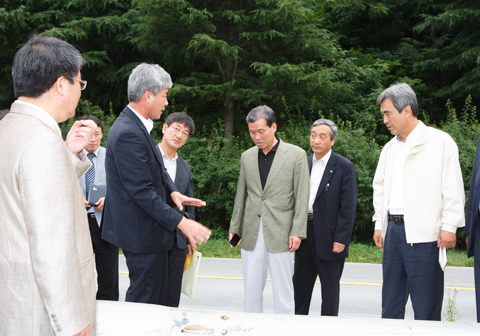 국도4호선가드레일점검