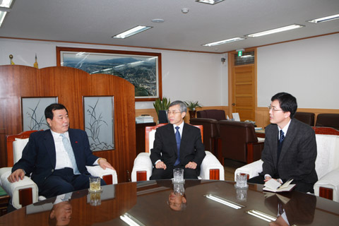 양성자기반공학기술개발사업단장(최병호)의장실방문