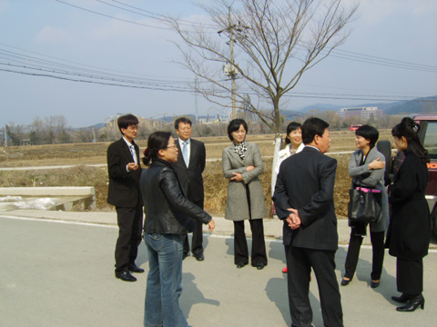 보문 서라벌초등학교 인근 펜션단지 민원현장 확인