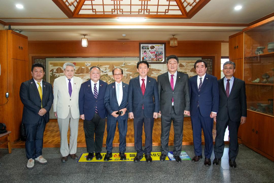 일본 요코하마시의회 대표단 경주방문 환영오찬