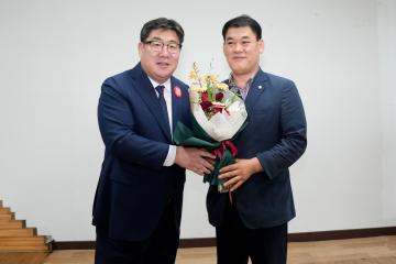 제9대 후반기 의장단 기관 방문