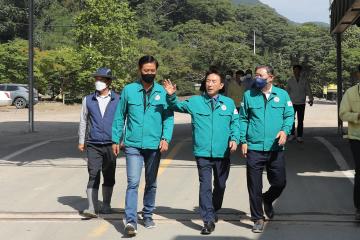 제11호 태풍 '힌남노' 태풍 피해복구 현장(호암리,용동리,권이리(권이저수지),황용,선두마을