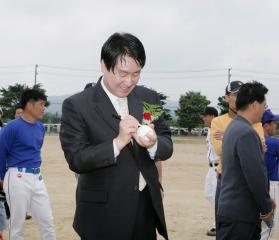 제4회 경주시생활체육야구연합회장기 경주리그 개회식