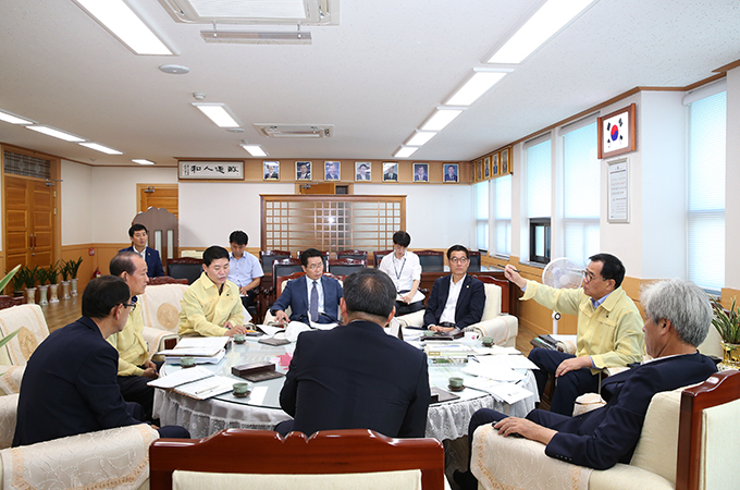 9.12 지진발생에 대한 긴급 의장단 간담회 개최