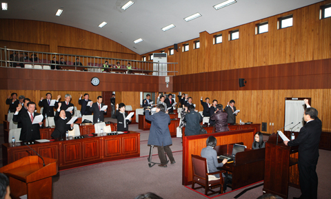 제163회제2차정례회제3차본회의(방폐물반입중단성명서채택)