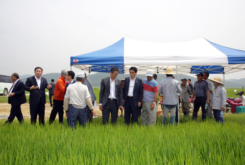 가뭄 현장 방문(경제도시위원회)
