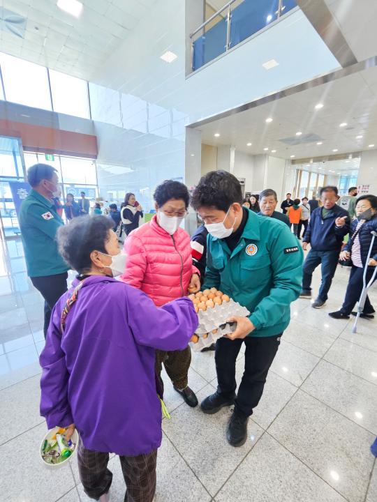 산불피해 이재민 돕기 봉사활동