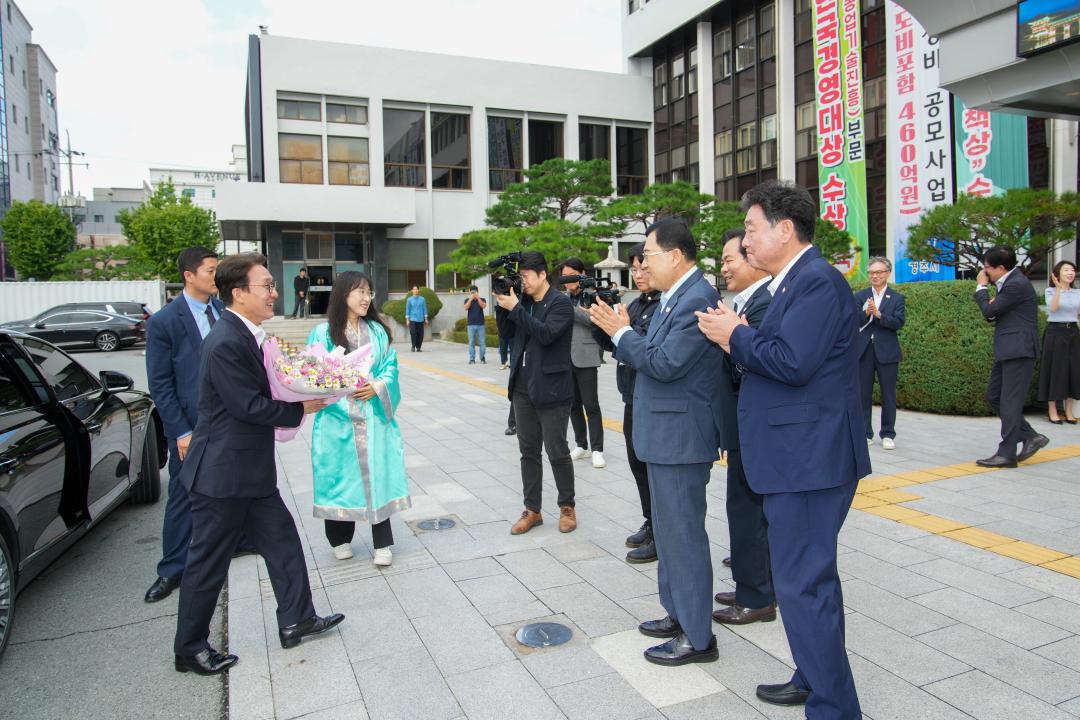김민석 국무총리 경주시 방문