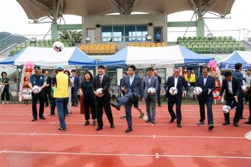 제50회 광복절기념 건천읍민 축구대회 개회식