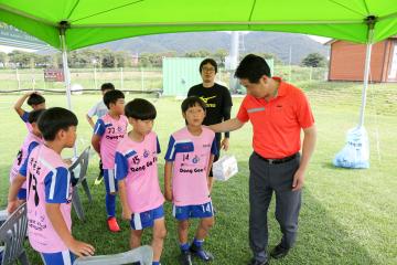 2019 화랑대기 전국 유소년축구대회 경기장 방문 및 격려